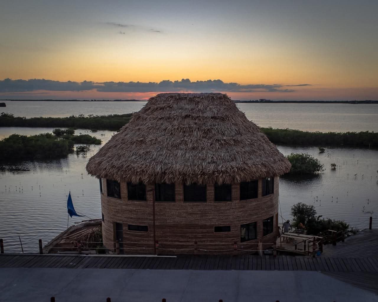Sunrise over the Caribbean from The Mayan deck