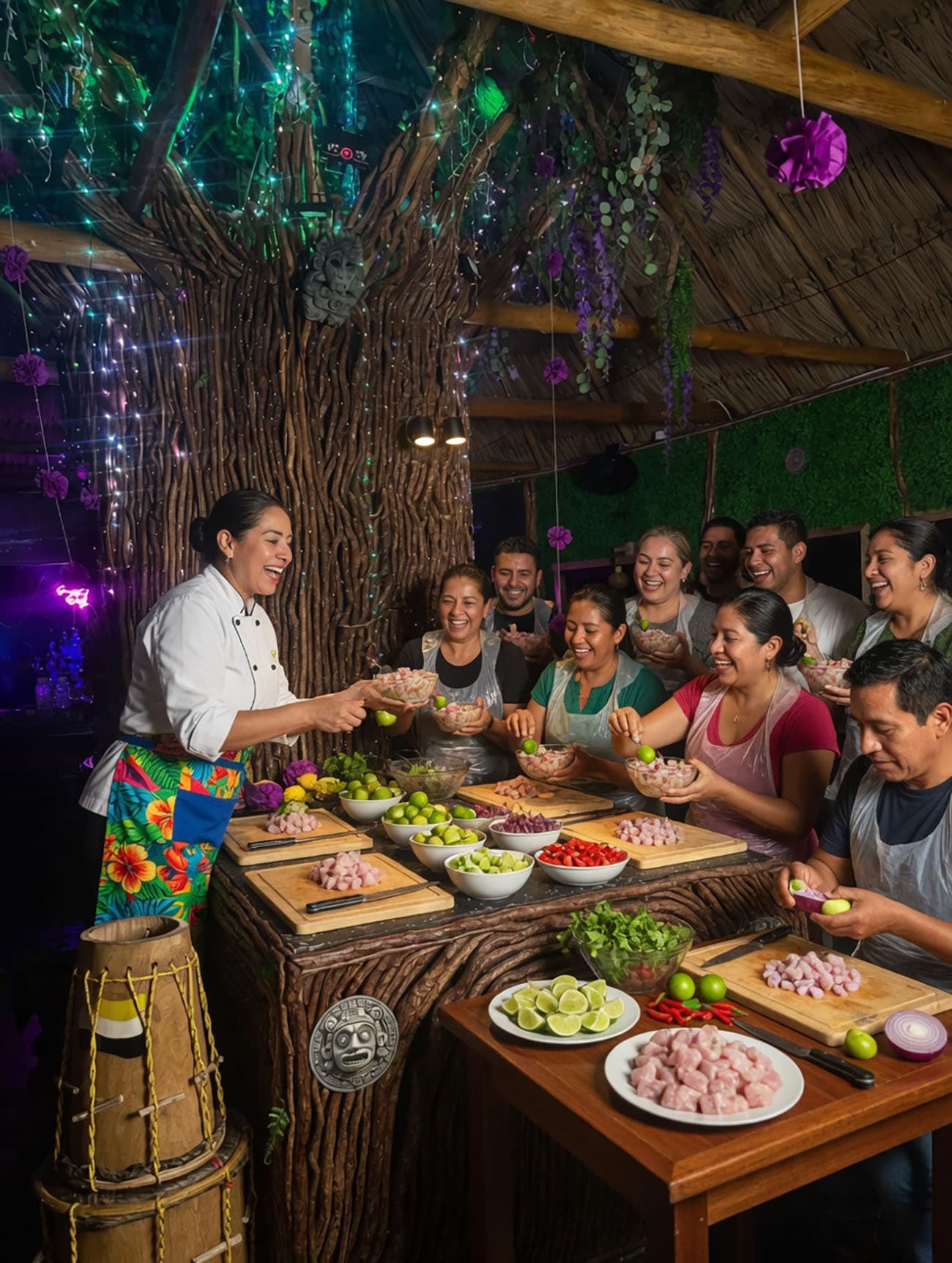 Belizean Ceviche Cooking Class